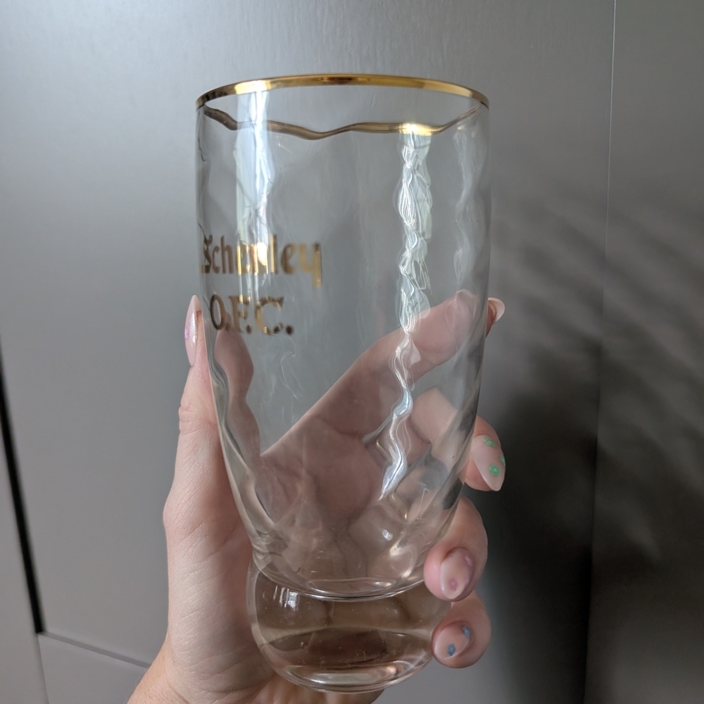 O.F.C. Schenley Gold Rim Glass - Picture 4 of 8